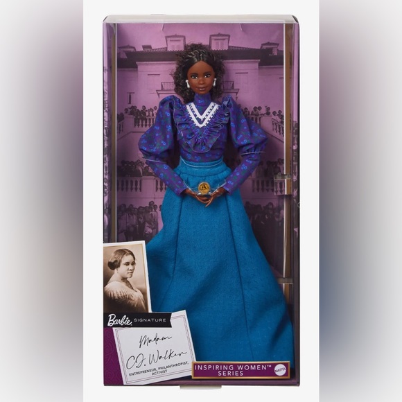 NIB Madam CJ Walker BARBIE SIGNATURE Inspiring Women Series Collection - Picture 2 of 3